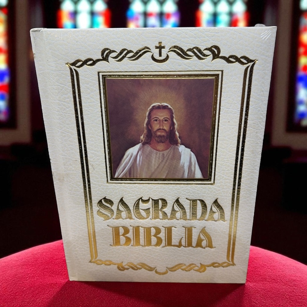 Sagrada Biblia Pope John Paul II Edition Spanish Bible Religious Book New Sealed